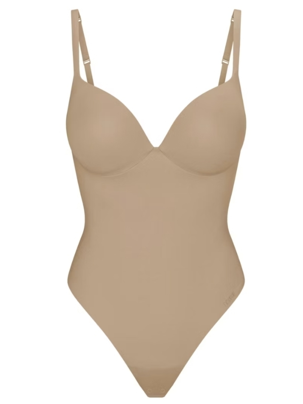 Skims Ultimate Push-Up Thong Bodysuit - Clay